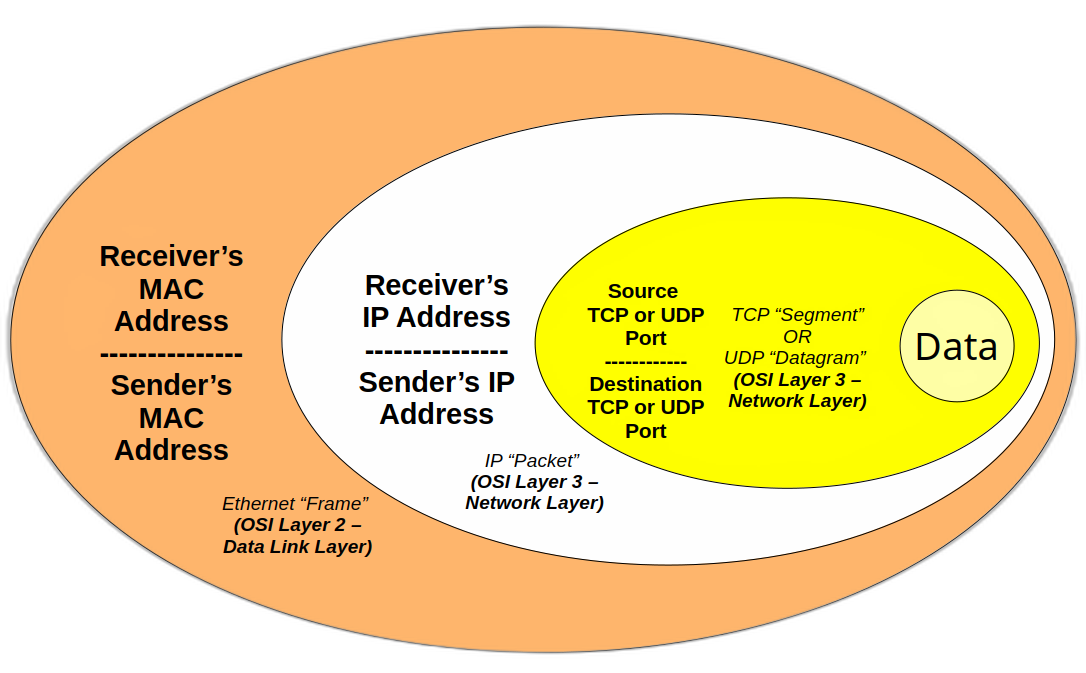 A basic illustration of a packet